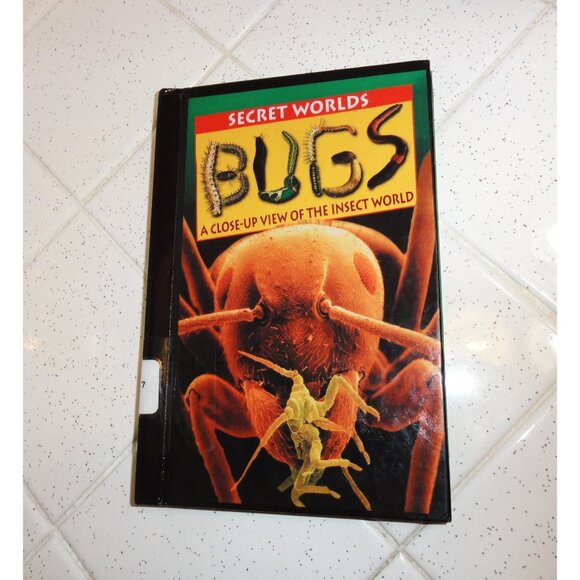 Vintage Secret Worlds Bugs A Close Up View of the Insect World Hardcover Book - Picture 1 of 16